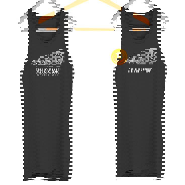 Evolution Of Money お金の進化 ビットコインプランb 暗号通貨btc ホドル タンクトップ