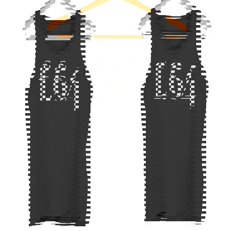 F64 太字 オフセンター 書体 タンクトップ