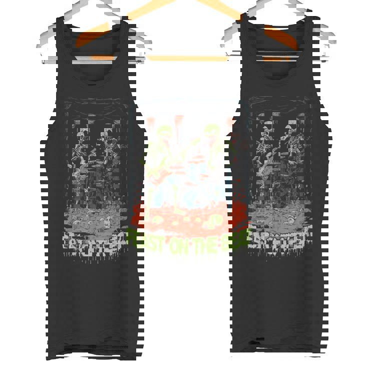 Feast On The Beat ゾンビバンド ハロウィン ロックンロール タンクトップ