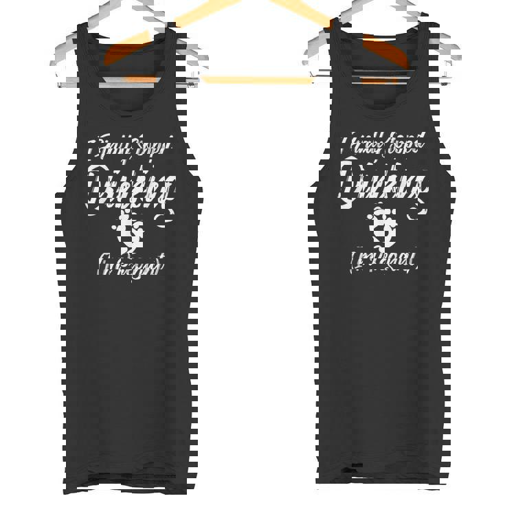 I Finallytopped Drinking I'm Pregnant ギフトtシャツ タンクトップ