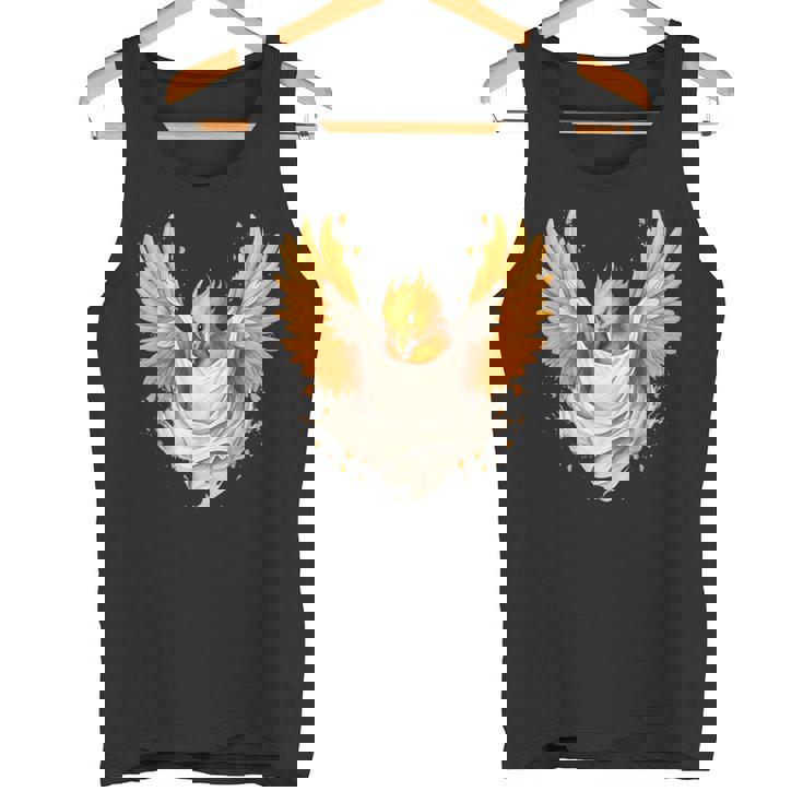 Firebird Reborn Rejuvenation 神話の鳥 アートワーク フェニックス タンクトップ