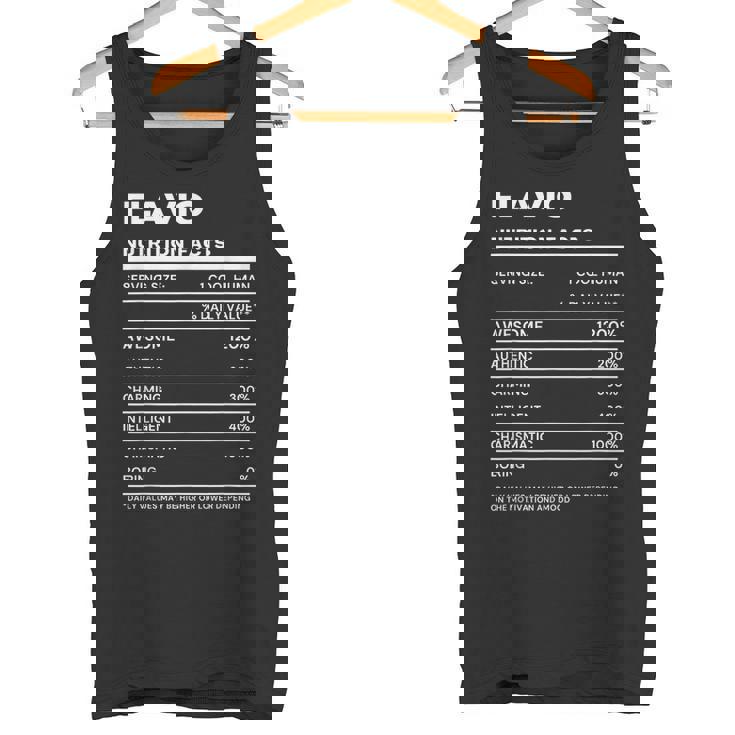 Flavio 栄養成分表示 タンクトップ