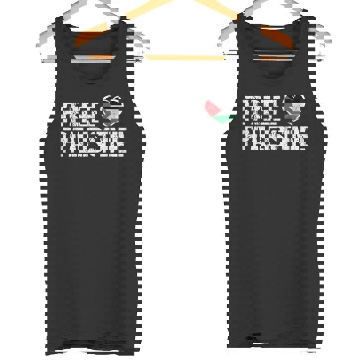 Free Palestine パレスチナの旗無料パレスチナ タンクトップ