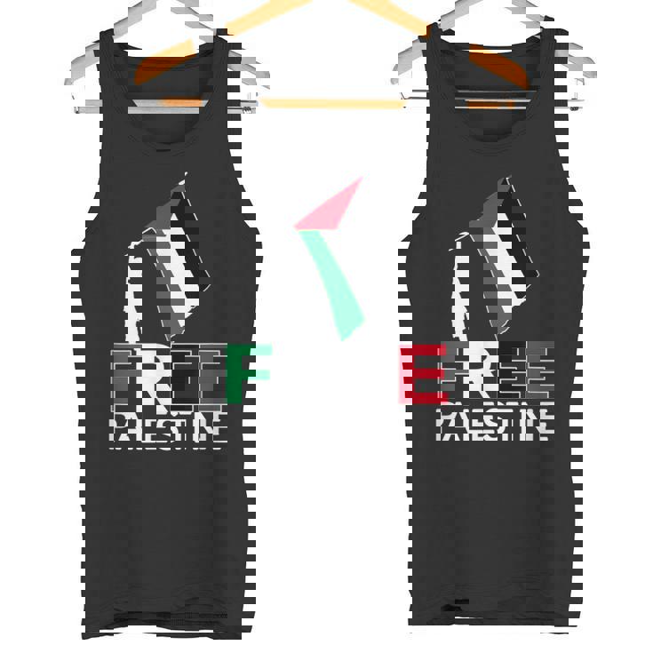Free Palestine パレスチナ国旗 フリーガザtシャツ タンクトップ