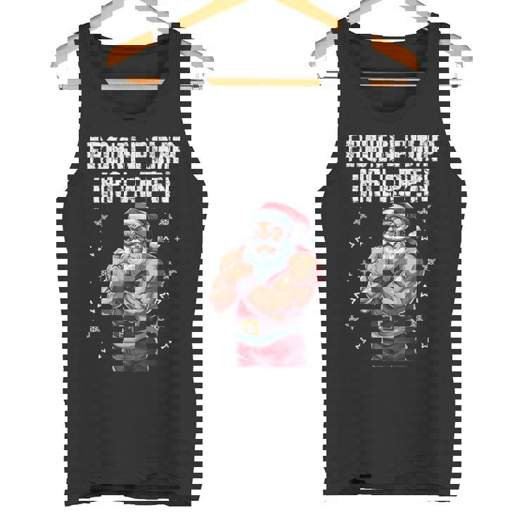 Frohen Pump Ihr Lappen 筋肉質サンタジム タンクトップ