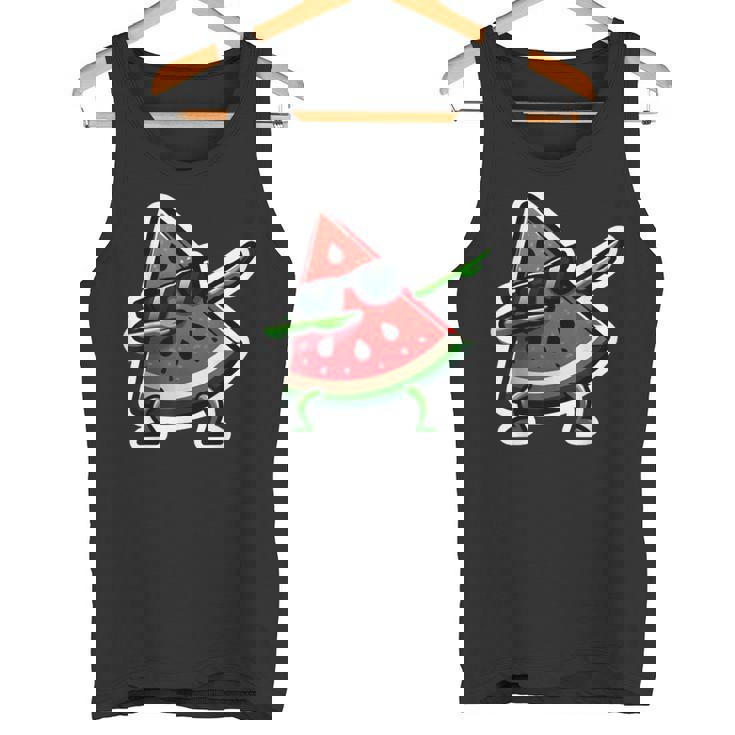 Dabbing スイカ サマーフルーツサングラス スイカ タンクトップ