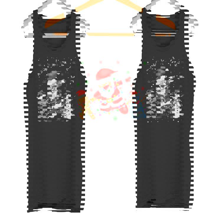 Dabbinganta Christmas おかしいdabサンタクロースクリスマス タンクトップ