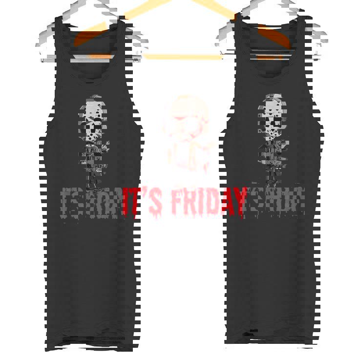 Friday 13Th ファニーハロウィンホラー タンクトップ