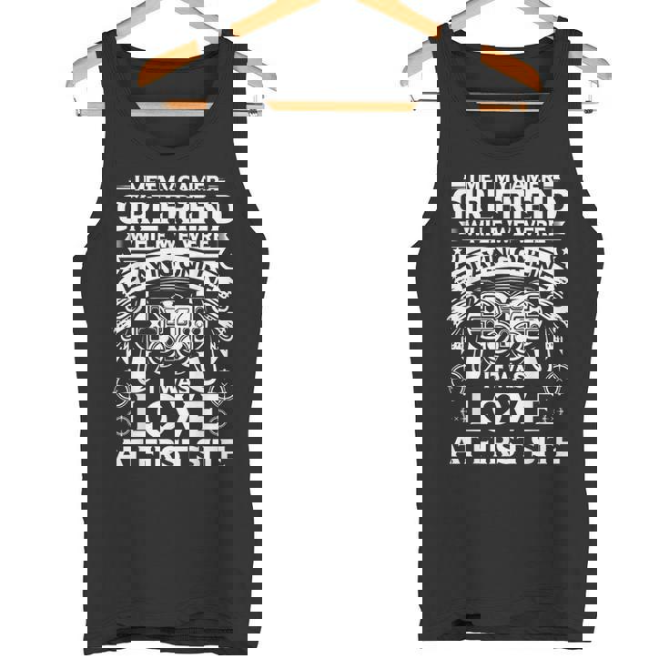 Gamer ボーイフレンド ミーム ビデオゲーム ティーンエイジャー ボーイズ メンズ タンクトップ