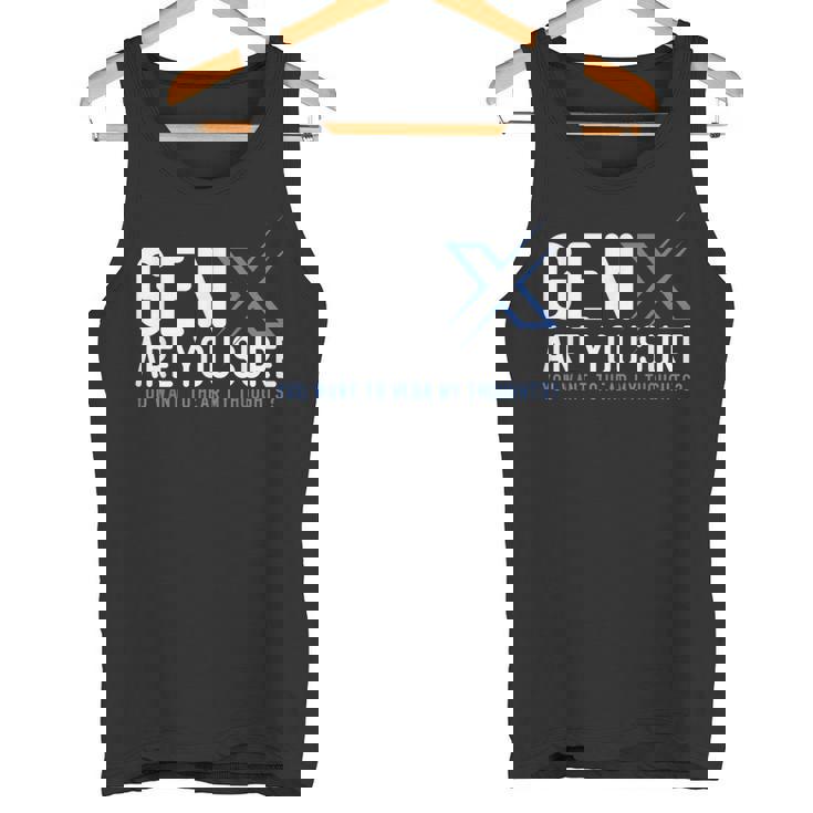 Generation X ユーモア 60年代 70年代 Gen-Xers 皮肉なジェネレーションx タンクトップ