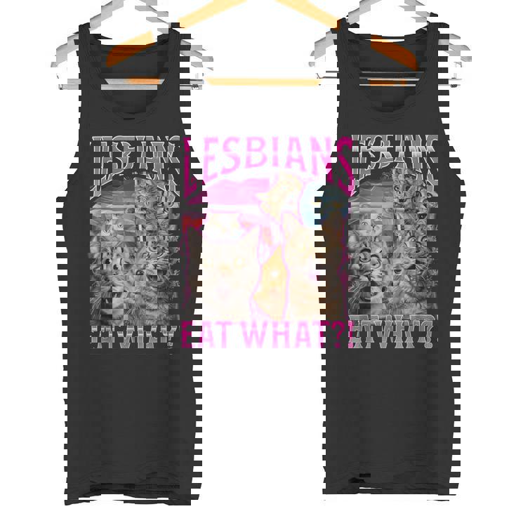 Lesbians Cat Owner Lesbians Eat What タンクトップ