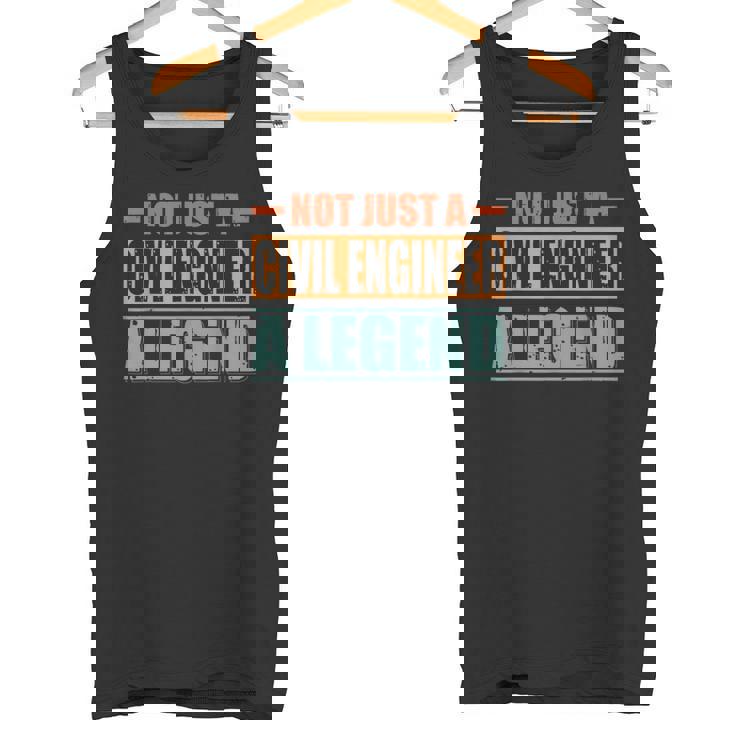 Quote Retro Civil Engineer タンクトップ