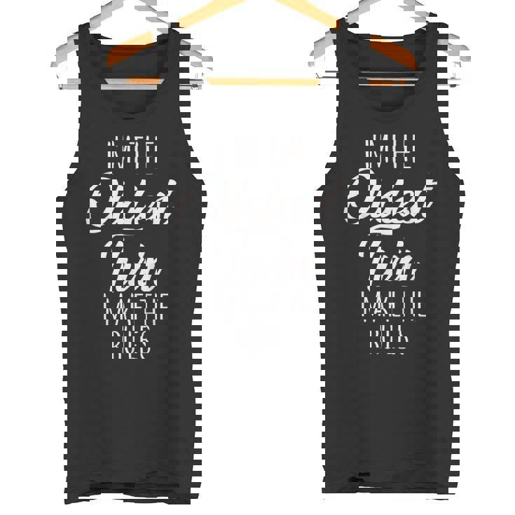 Twins Oldest Twin I Make The Rules 兄弟家族 タンクトップ