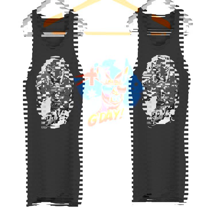 G'dayオーストラリアのお土産カンガルー。 タンクトップ