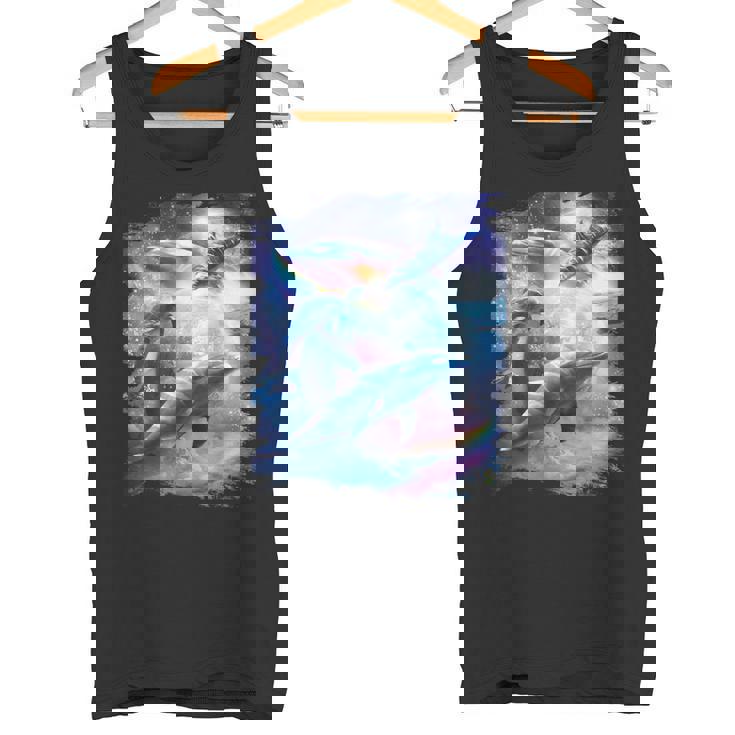 Galaxy Dolphin 宇宙のイルカ タンクトップ