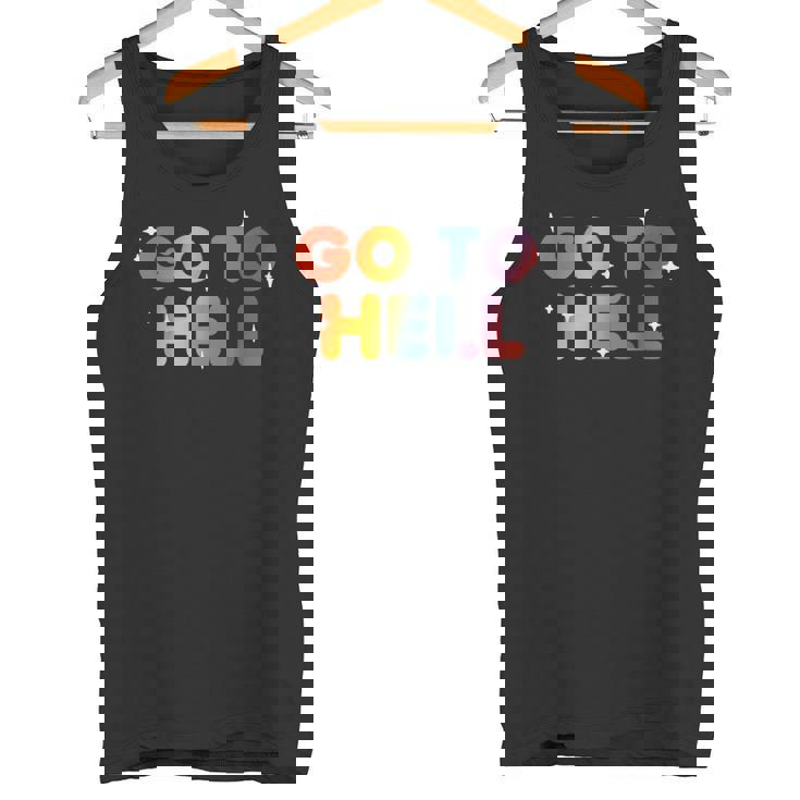 Go To Hell シャレた言葉 くたばれ タンクトップ