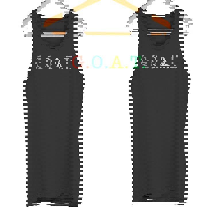 Goat Greatest Of All Time レインボーオールインチャンピオンtシャツ タンクトップ