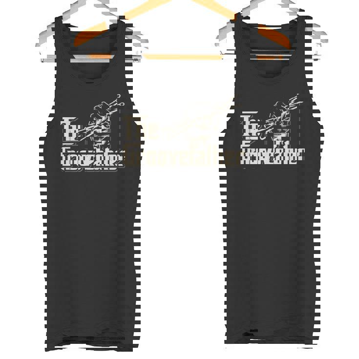 Groovefather ビンテージドラム ドラミング バンドドラマー タンクトップ