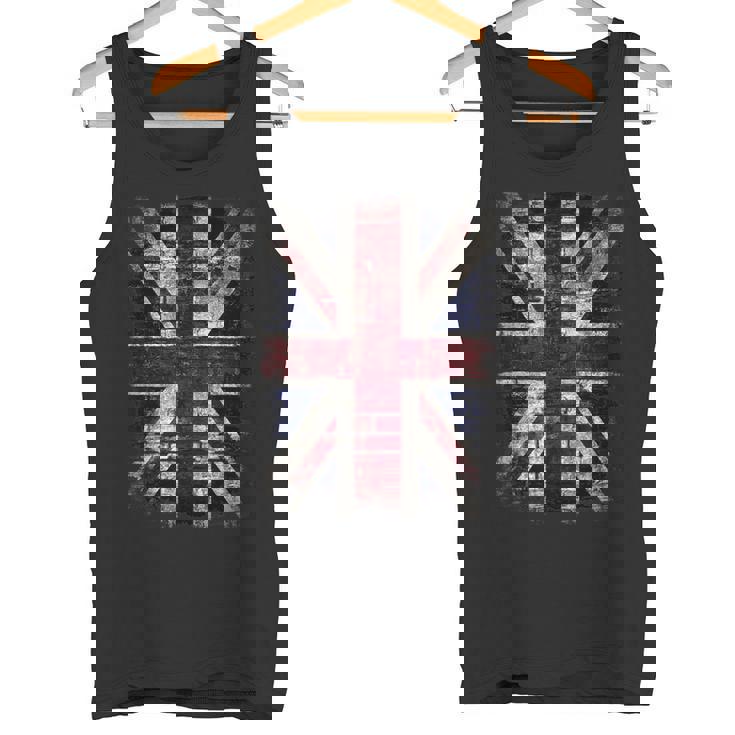 Grunge ユニオンジャック グラフィティ パンクスタイル タンクトップ