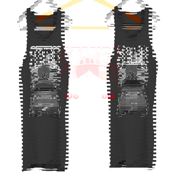 ブラック Gt R 34 Jdm スカイラインチューナー レーシングスタンス カードリフト タンクトップ