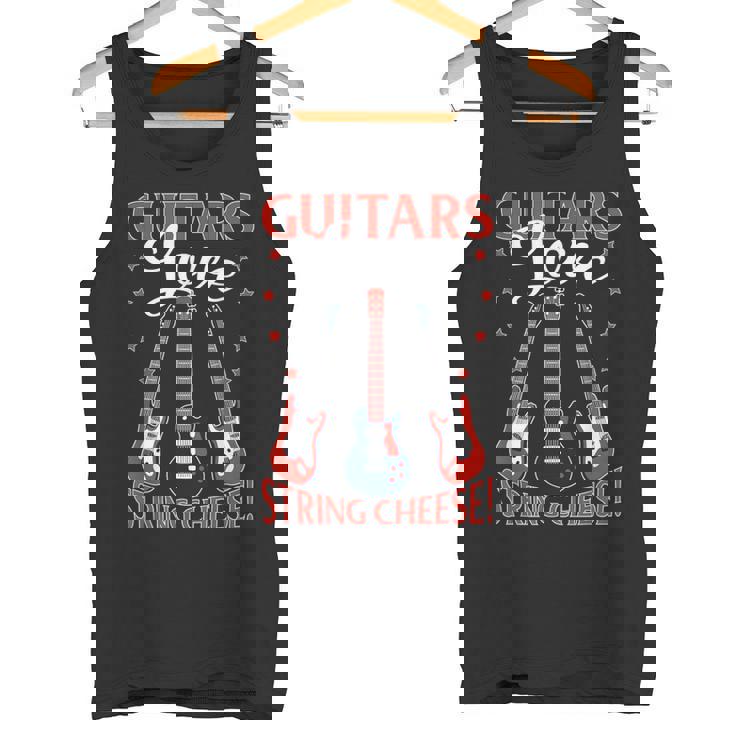 Guitars ストリングチーズ エレキギター付き タンクトップ