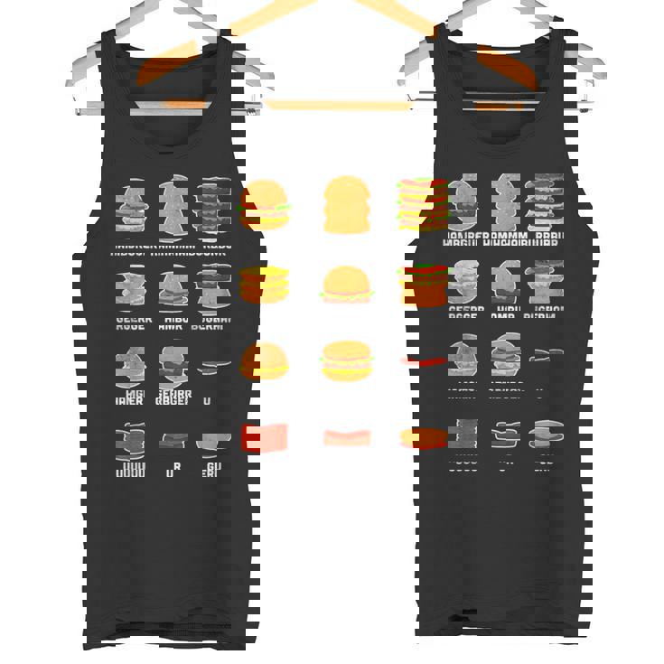 Ham Burgers Hamhamham Burburbur ハンバーガー大学 タンクトップ