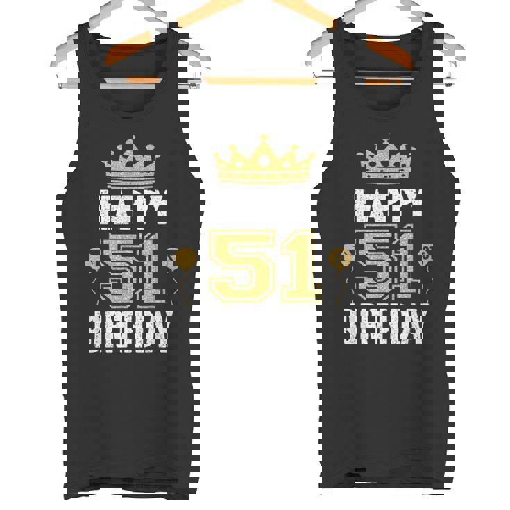 Happy 51St Birthday アイデア 51歳 男女用 タンクトップ
