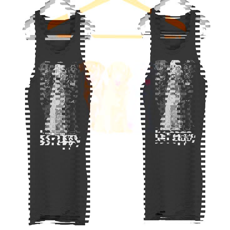 Be Happy ラブラドールレトリバー ゴールデンブラックブラウン チョコレートラボ タンクトップ