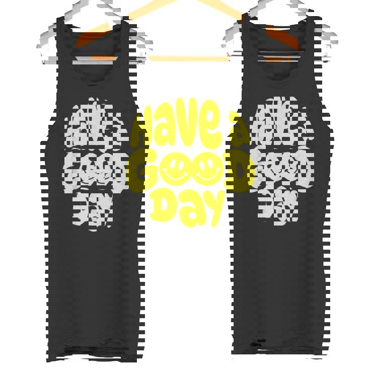 Have A Good Day レトロ ハッピーフェイス 90年代 スマイルフェイス 美学 タンクトップ