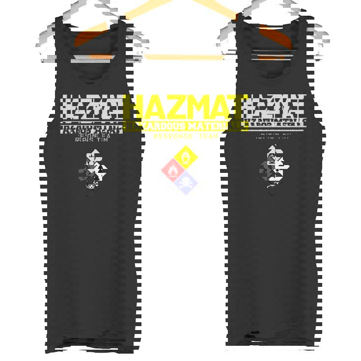 Hazmat 危険物対応チーム技術者tシャツ タンクトップ