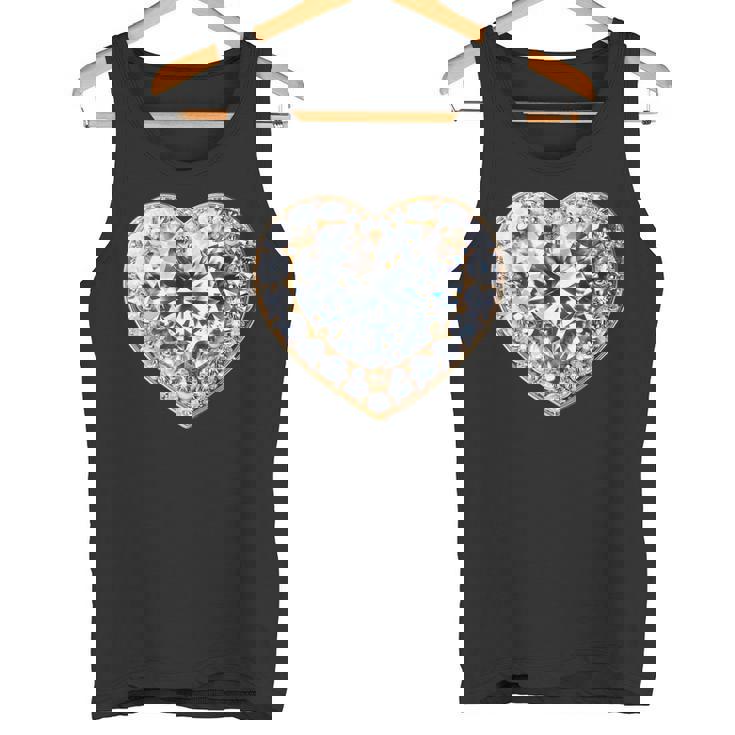 Heart Of Radiance ダイヤモンドエレガンスキラキラ タンクトップ