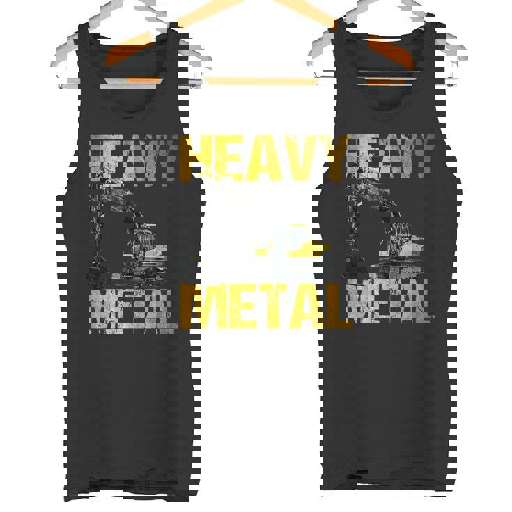 Heavy Equipment Operator Excavator Construction Backhoe タンクトップ