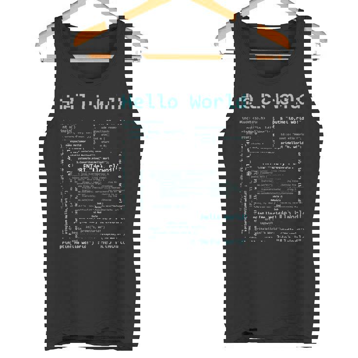 Hello World Includetdio Int Main タンクトップ