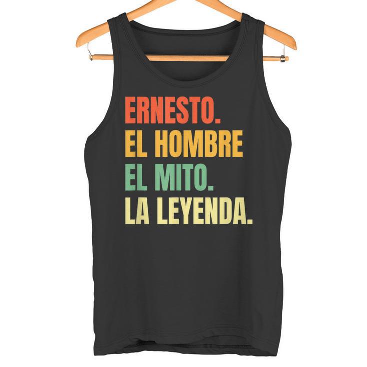 Hombre Nombre Ernesto Cumpleaños Regalo Años Divertido Decoración Camiseta sin mangas
