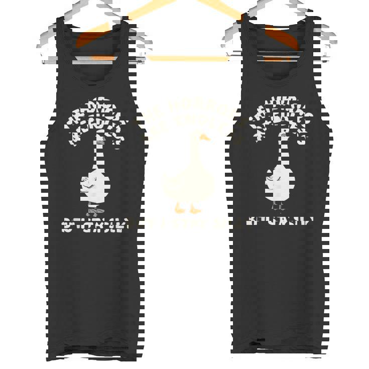 Horrors Are Endless But Itayilly Goose Friends ミームギフト タンクトップ