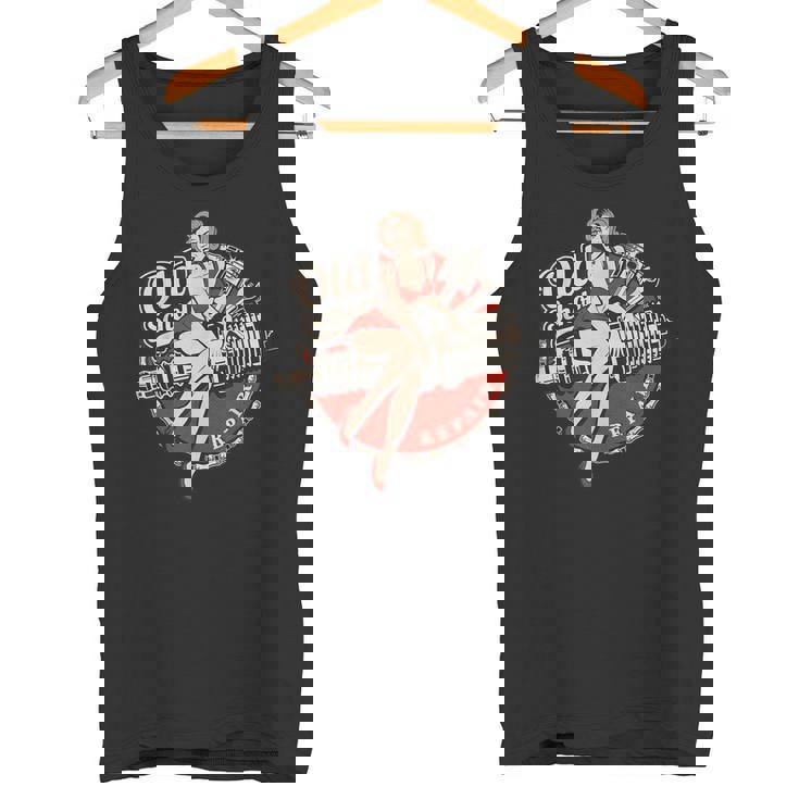 Hot Rod レトロ ヴィンテージ ヴィンテージ 車 ロカビリー オールドスクール タンクトップ