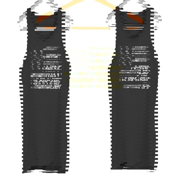 メンズ Husband Daddy Us Army Ranger Hero Flag Usa 迷彩 タンクトップ