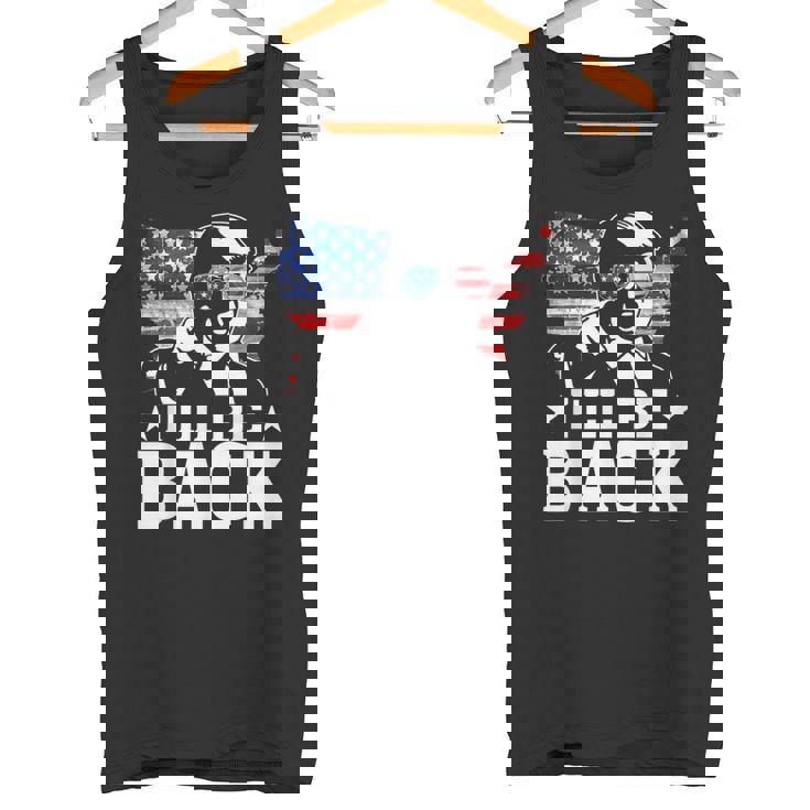 I'll Be Back Trump 2024 アメリカ大統領選挙トランプ タンクトップ