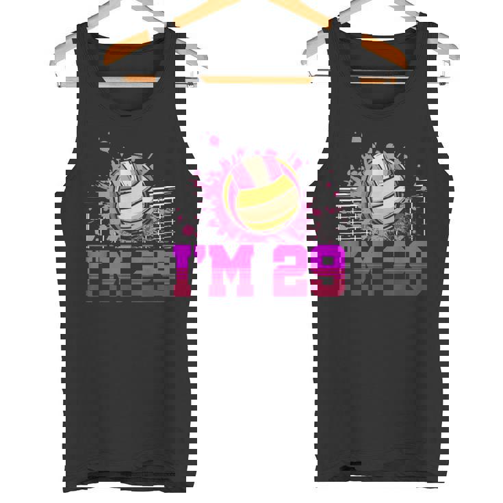 I'm 29Ports バレーボール選手 大人用 29歳の誕生日 タンクトップ