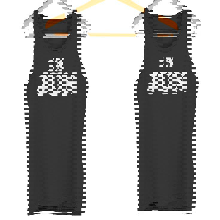 I'm Jun、My Name Is Jun、I Am Jun、パーソナライズ タンクトップ