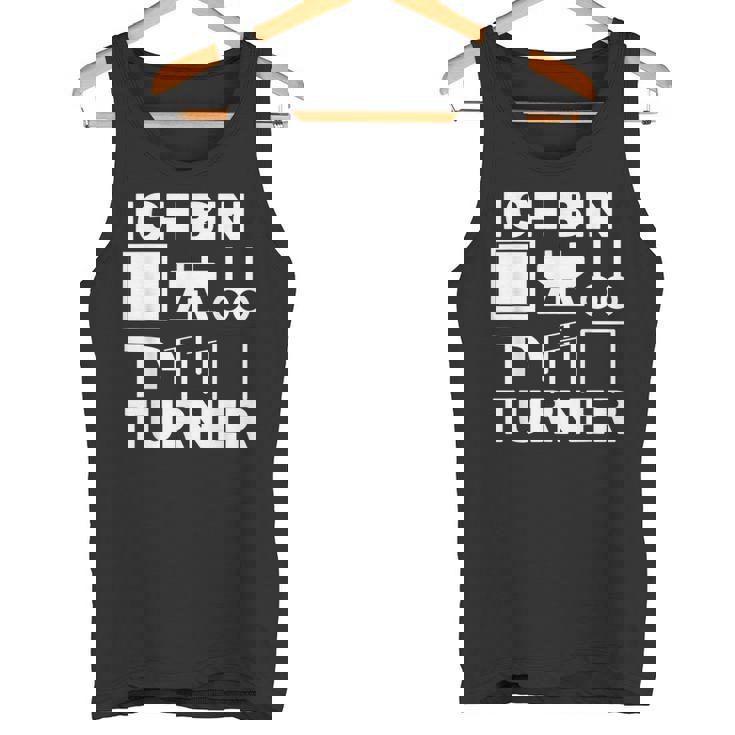 Ich Bin ターナー アート 体操モチーフ 男の子 メンズ タンクトップ