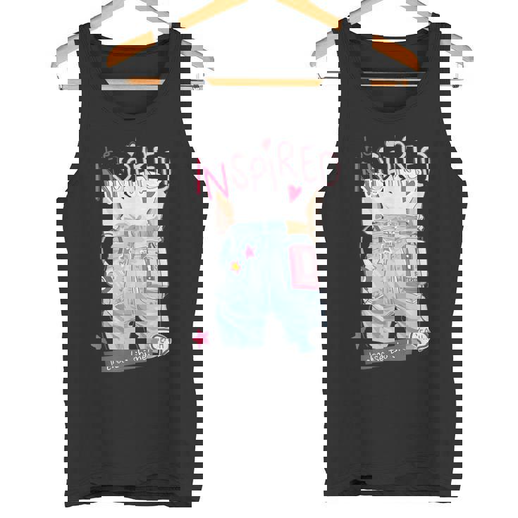 Be Inspired デニム レトロ I Choose Tohine ガールズ グラフィック タンクトップ