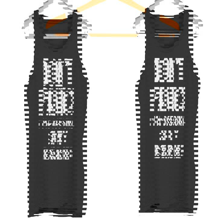 Investigador Deeguridad Camiseta sin mangas