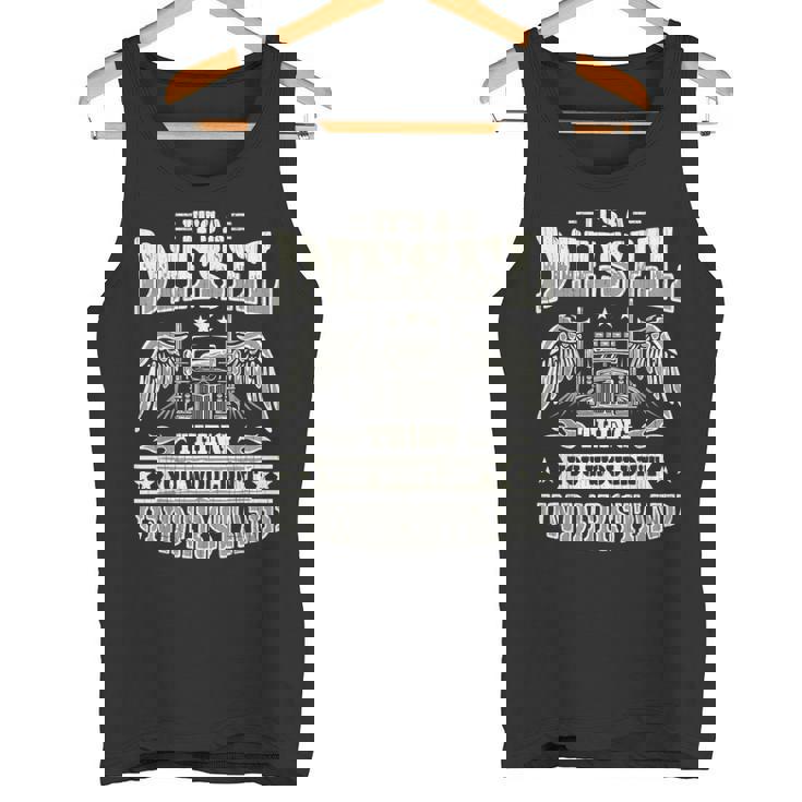 It's A Diesel Thing トラッカー トラック ドライバー メカニック 面白い メンズ タンクトップ