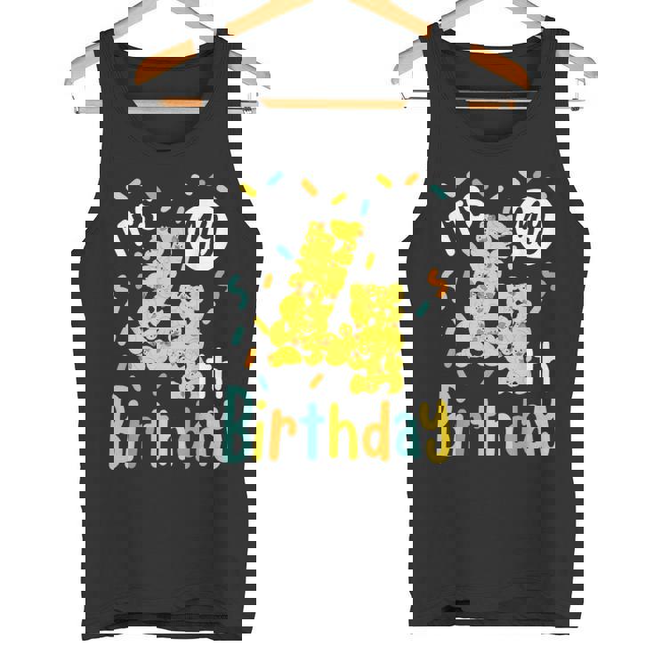 It's My 4Th Birthday ラバーダック 幼児 4歳の誕生日 タンクトップ