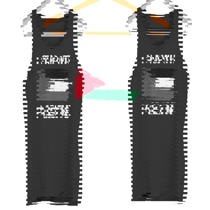 Itand With Palestine ペンダント フリーガザエルサレムモスク タンクトップ