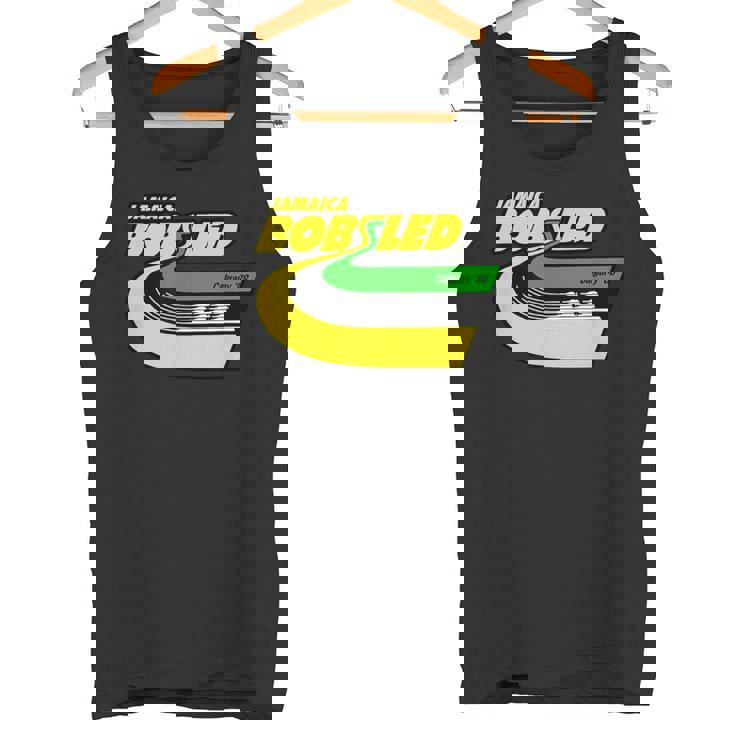 Jamaica Bobsled レトロなボブスレー チーム ジャマイカの国旗 タンクトップ