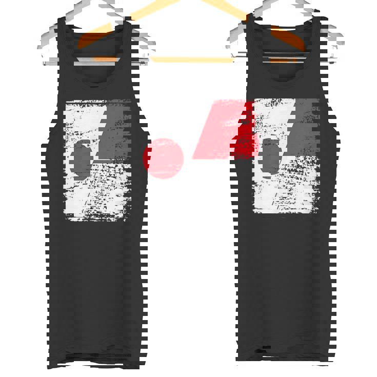 Japanese Flag Indonesiaインドネシアの遺産 インドネシアのルーツ 日本の国旗 インドネシアの国旗 タンクトップ