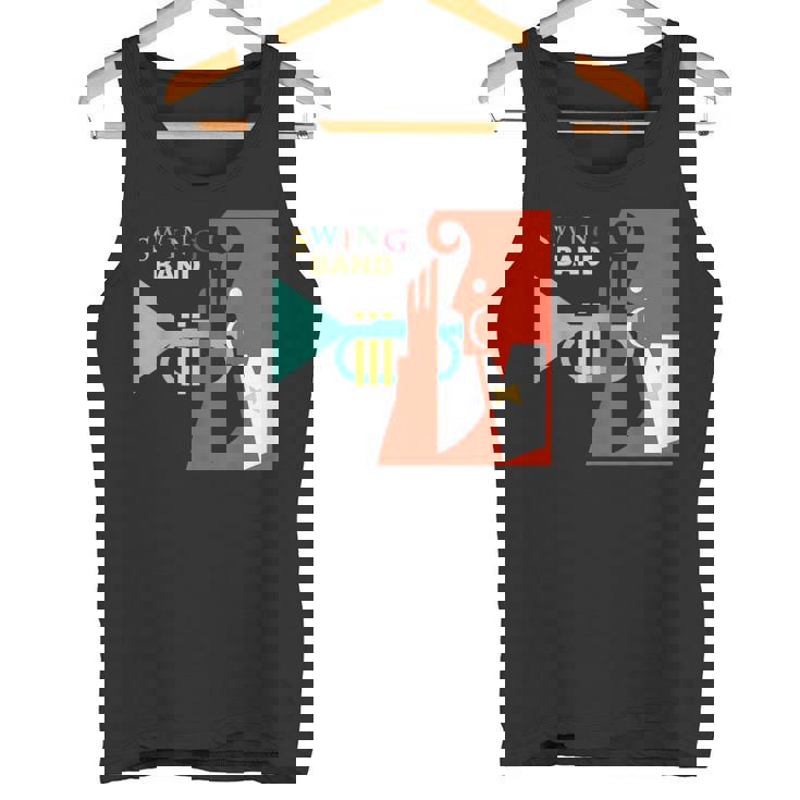 Jazz Music Player スイング バンド レトロ ヴィンテージ 70年代 タンクトップ