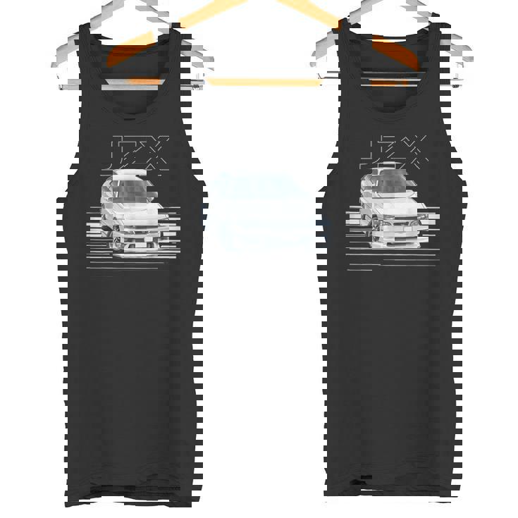 Jdm Car Jzx100 In Drift Powerlide 1Jz チェイサー ターボセダン タンクトップ